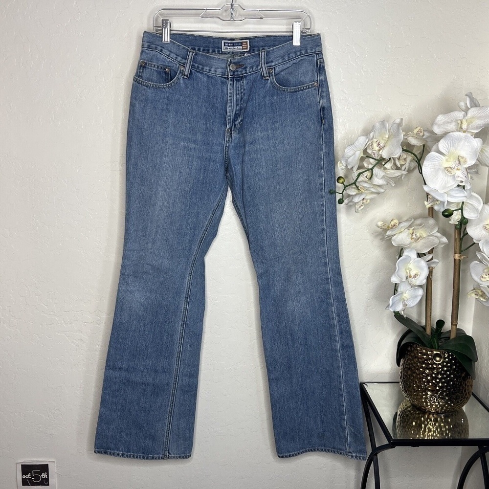 vintage Old Navy Just Below the Waist Bootcut Five Pocket Denim Jeans 10 Regular